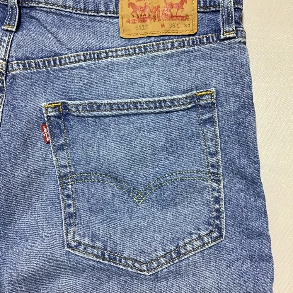 Levi's 512 Men's Slim Tapered Fit Light Wash Jeans